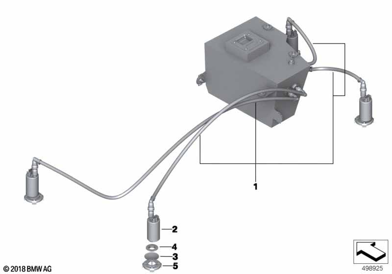 Genuine BMW 16008420122 Fuel Pipes Set INTANK TRANSFER (Inc. M6 GT3) | ML Performance EU Car Parts