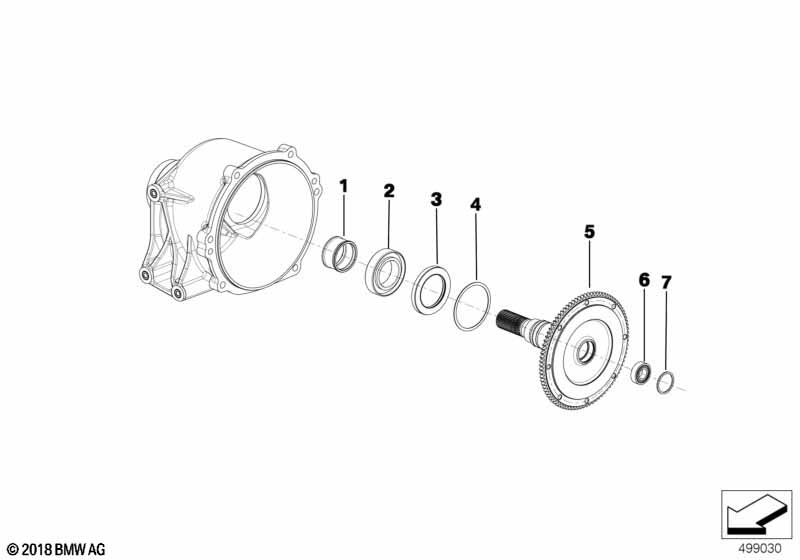 Genuine BMW 23008419296 Shaft Oil Seal, Driveshaft 50X72X7 (Inc. M6 GT3) | ML Performance UK Car Parts