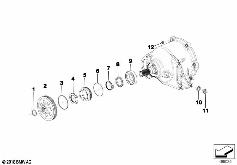 Genuine BMW 23008419611 Shaft Seal 35X55X7 FKM (Inc. M6 GT3) | ML Performance UK Car Parts