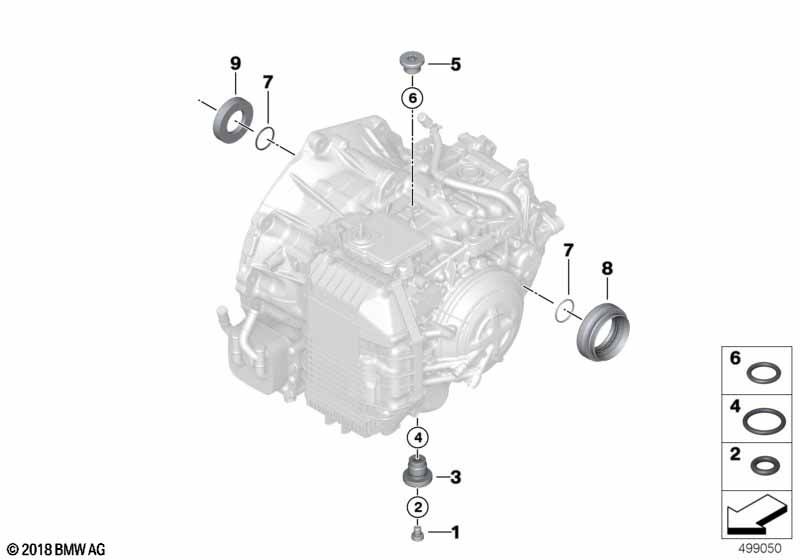 GA8G45AW mounted parts/seals
