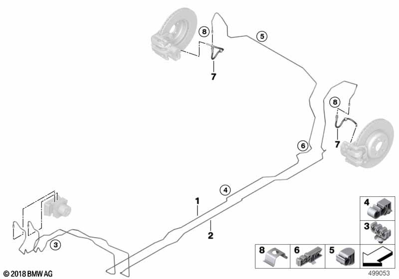 Genuine BMW 34306876725 G20 G21 Pipe (Inc. 330dX, 318d & 330iX) | ML Performance UK Car Parts