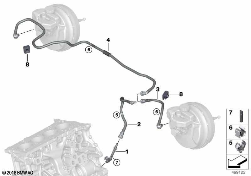 Genuine BMW 11668649422 G29 Vacuum Pipe (Inc. Z4 20i, Z4 M40i & Z4 30i) | ML Performance UK Car Parts