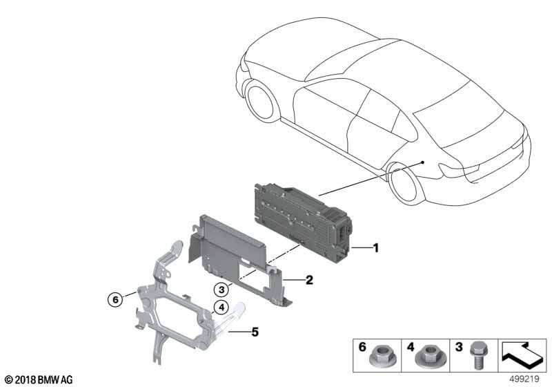 Genuine BMW 65159865517 G20 G21 Bracket Asd/Icam (Inc. 320i, 320iX & 330d) | ML Performance UK Car Parts