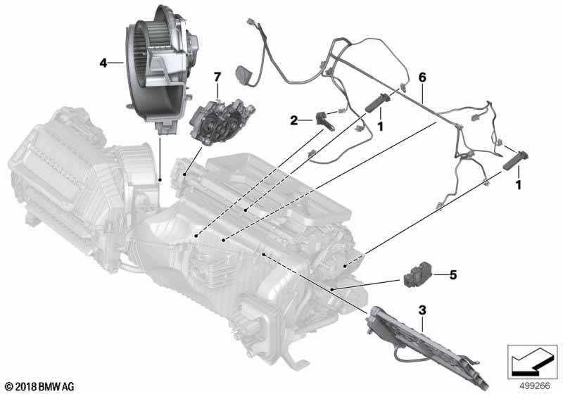 Genuine BMW 64119382861 G20 G02 Blower Unit (Inc. X3 20iX, 330dX & X4 M40iX) | ML Performance EU Car Parts