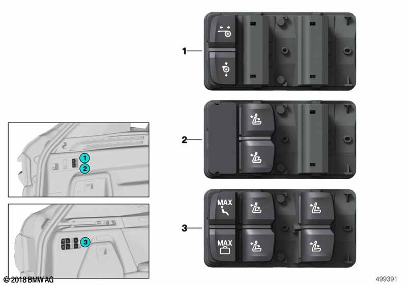 Genuine BMW 61319490277 G05 Control Unit Roller Sunblinds (Inc. X5) | ML Performance UK Car Parts