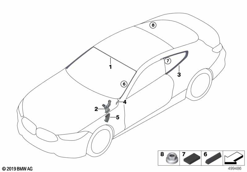 Genuine BMW 51319883762 F91 G14 Cover, Windshield, Top (Inc. 840dX, M850iX & 840i) | ML Performance UK Car Parts