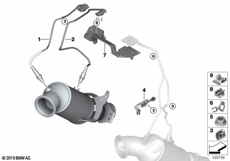 Genuine BMW 11788657238 RR11 RR31 G12 Regulating Lambda Probe (Inc. Phantom EWB, Cullinan Black Badge & Phantom) | ML Performance UK Car Parts