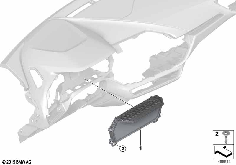 Genuine BMW 62109836933 F40 F44 G29 Instrument Cluster, High 10,25