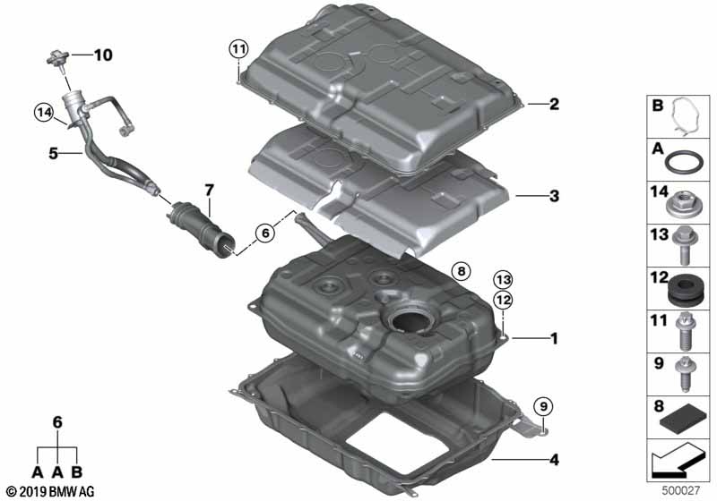 Genuine BMW 16119425916 G05 Grommet (Inc. X5 45eX) | ML Performance EU Car Parts