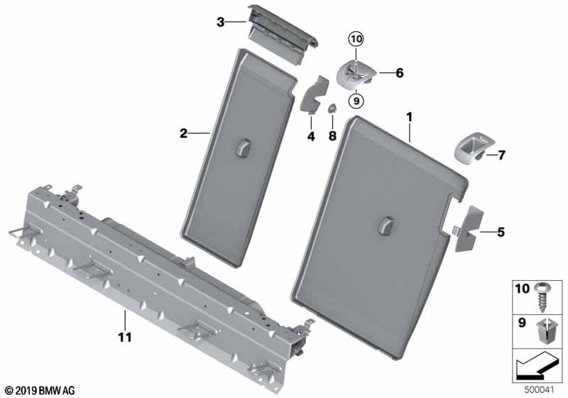 Genuine BMW 52207363289 F16 M Cross Member ISOFIX (Inc. X6 50iX 4.0, X6 28iX & X6 35iX) | ML Performance EU Car Parts