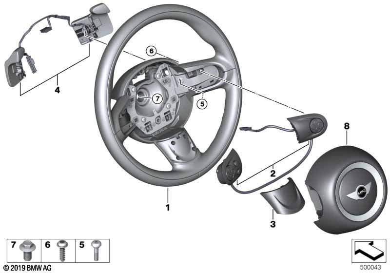 Sport steer.wh.airbag, MF, shift paddles