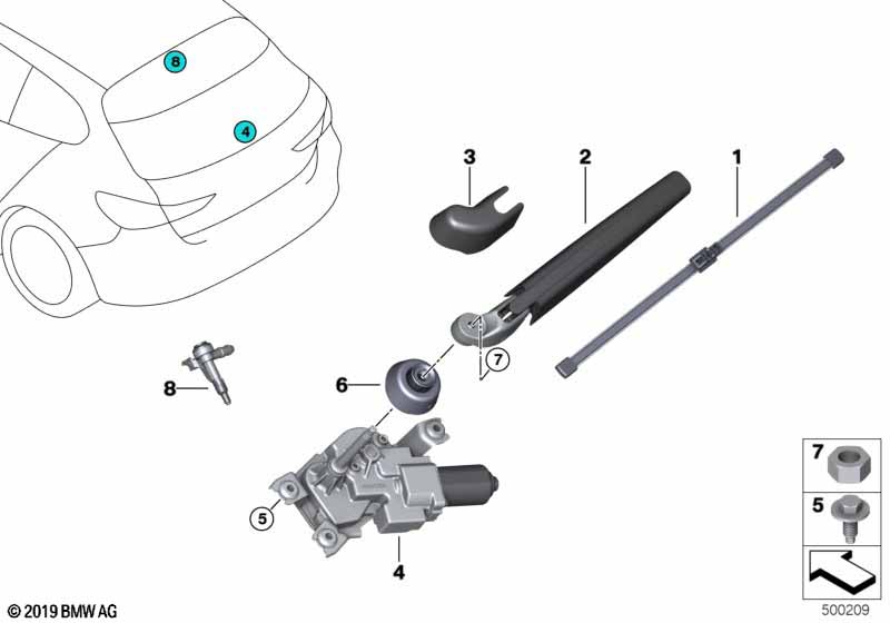 Genuine BMW 61617373898 F46 Grommet (Inc. X2) | ML Performance EU Car Parts