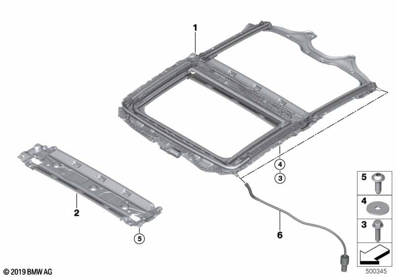 Panorama roof frame