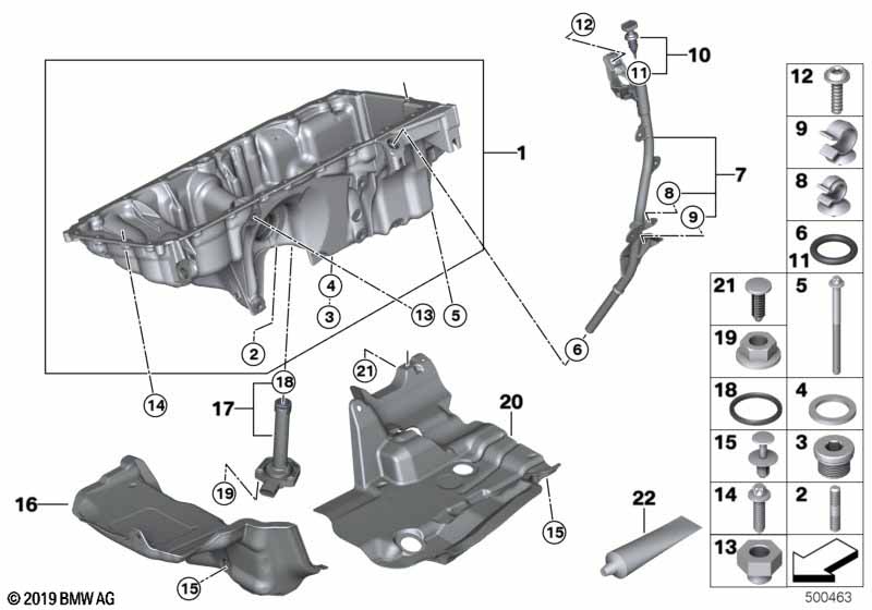 Genuine BMW 11138515773 F15 F16 Oil Pan (Inc. X5 35dX, X6 40dX & X5 40dX) | ML Performance UK Car Parts