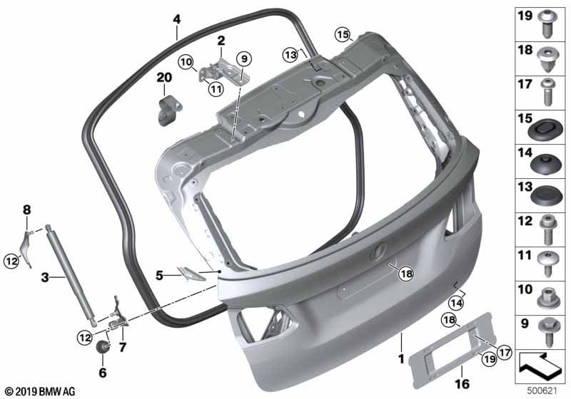Trunk lid