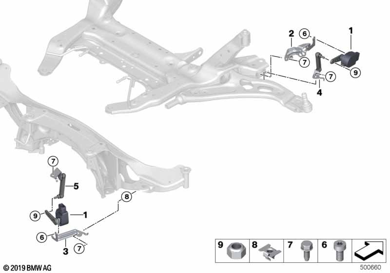Genuine BMW 37146881444 F44 Bracket For Height Sensor, Rear (Inc. 220dX, X2 28iX & 225i) | ML Performance EU Car Parts