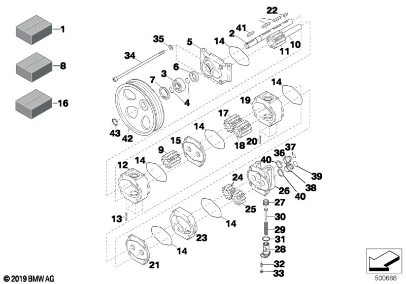 Genuine BMW 07119934082 Lock Ring 15X1 (Inc. R50) | ML Performance UK Car Parts