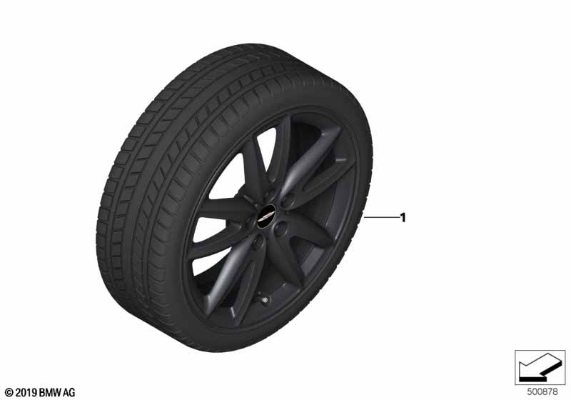 Úplné zimní kolo JCW Grip Spoke 815-18