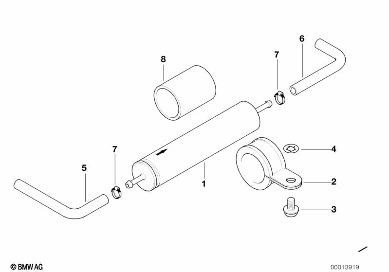 Fuel pipes and fuel filters