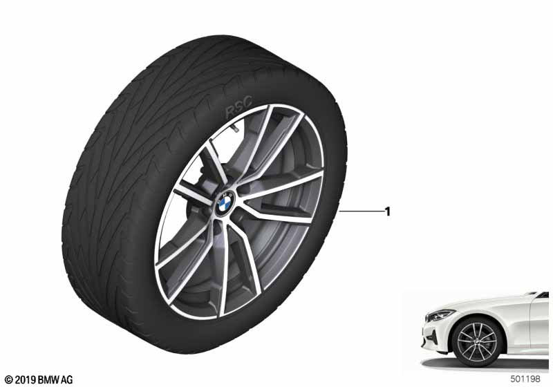 BMW LA wheel V-spoke 780 - 18