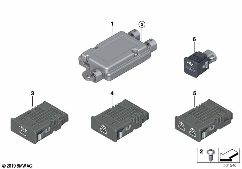 USB separate components