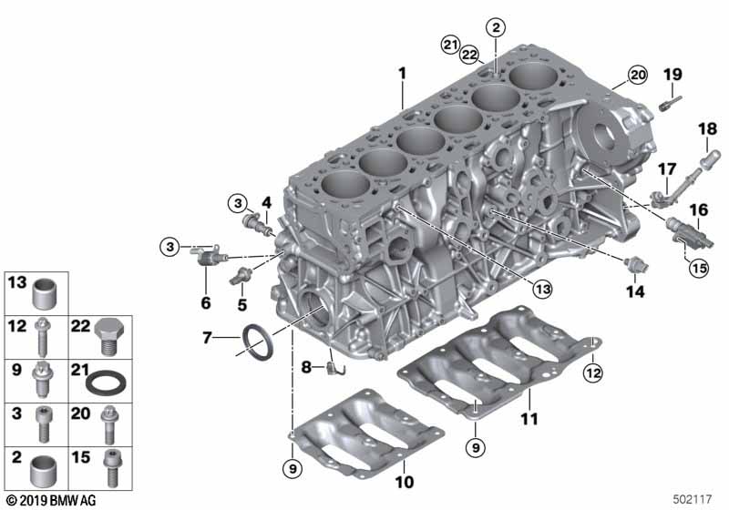 Genuine BMW 11668647314 G11 G06 G12 Cap (Inc. X6 M50dX, 750LdX & X7 M50dX) | ML Performance UK Car Parts