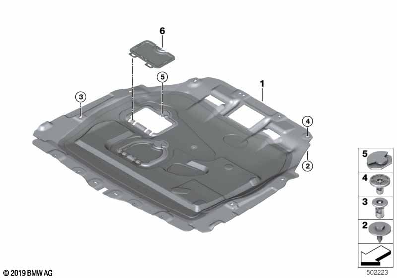 Underhood shield