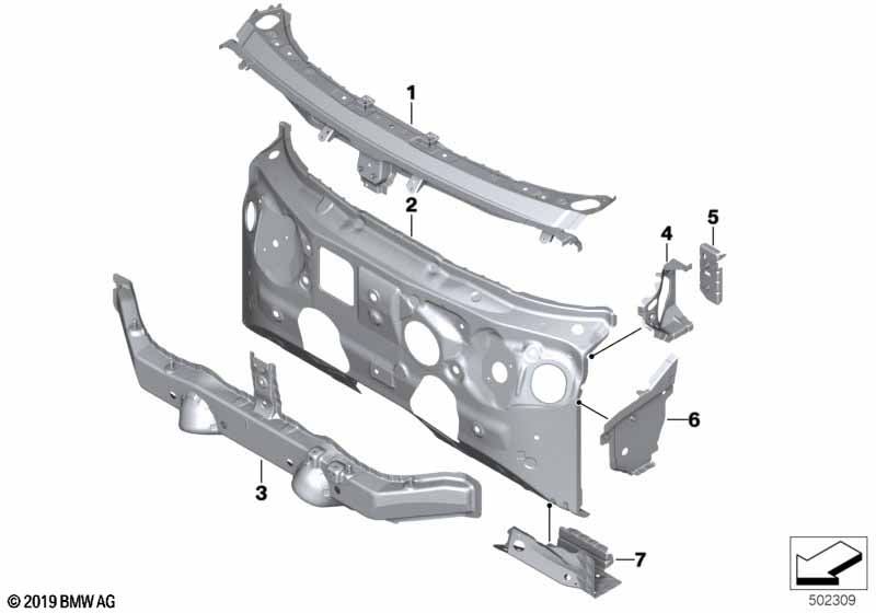 Splash wall parts