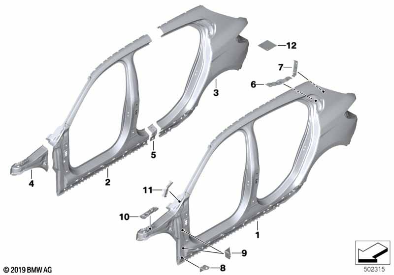 Body-side frame
