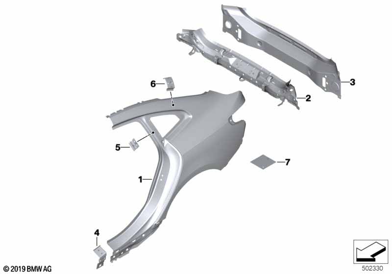 Side panel/tail trim