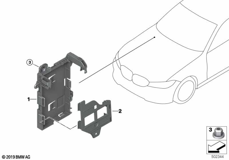 Genuine BMW 61359856129 G20 G21 Cover, Bdc (Inc. 320i, 318d & 330d) | ML Performance UK Car Parts