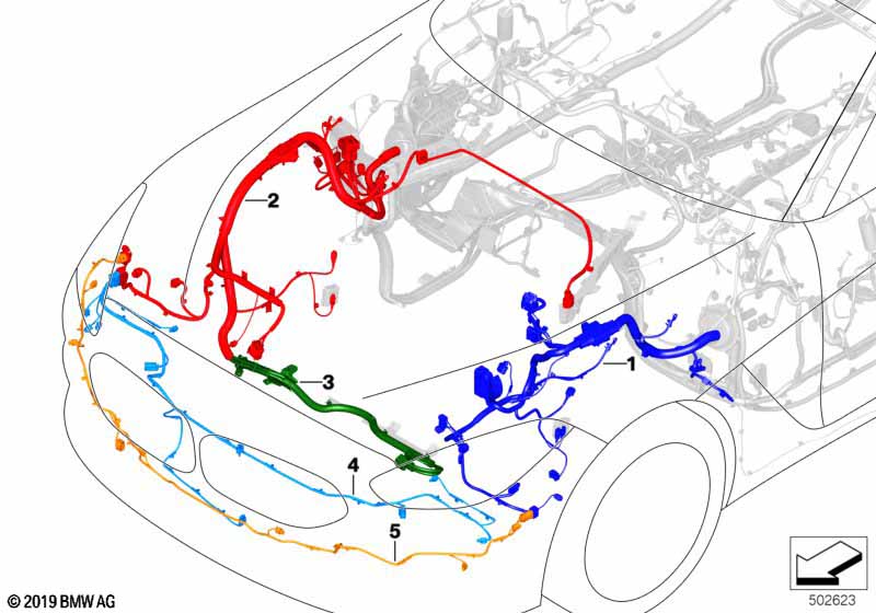 Genuine BMW 61129436000 G29 Wiring Harness, Front End (Inc. Z4 M40i, Z4 30i & Z4 20i) | Duco Car Parts UK Car Parts