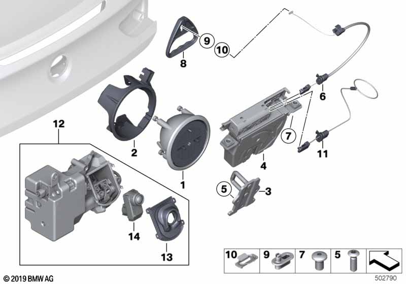 Trunk lid/closing system