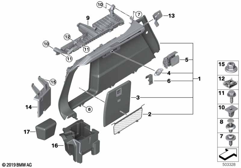 Genuine BMW 51477952269 G06 Left Trunk Trim SA/MOKKA (Inc. X6) | ML Performance EU Car Parts