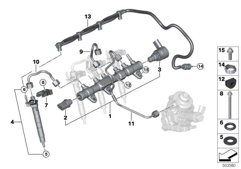 Genuine BMW 13538514151 Rp Injector | ML Performance UK Car Parts