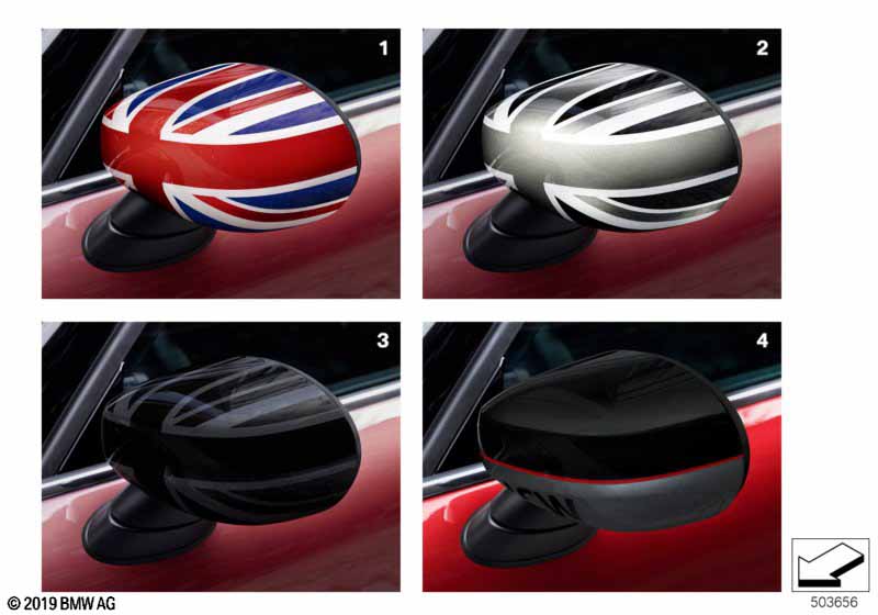 Exterior mirror caps  - F5x, F6x