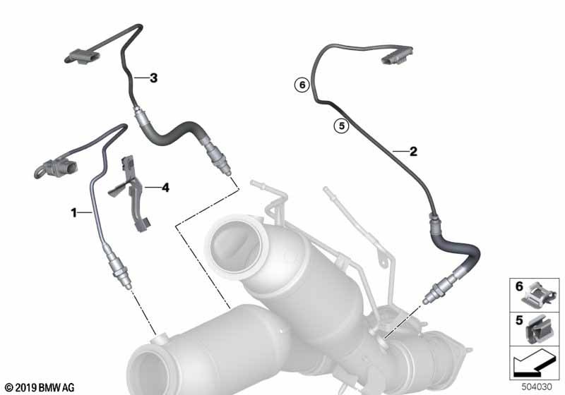 Genuine BMW 11788091018 Bracket For Lambda Probe Cable (Inc. X3 M & X4 M) | ML Performance UK Car Parts