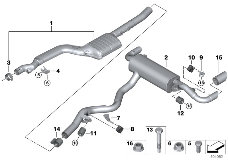 Genuine BMW 18308686703 G20 G21 Chrome Tailpipe Tip (Inc. 320d & 320dX) | Duco Car Parts UK Car Parts