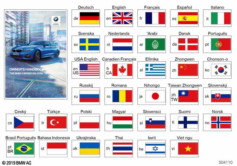 Genuine BMW 01402913447 G20 Operating Instructions G20 CS (Inc. 330dX, 318d & 320i 1.6) | ML Performance UK Car Parts