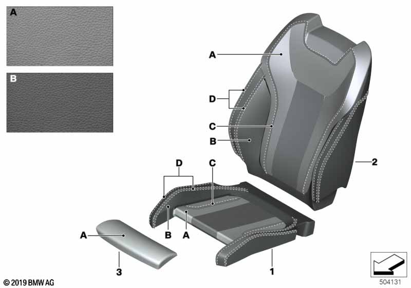 Funda indiv. asiento deportivo delantero