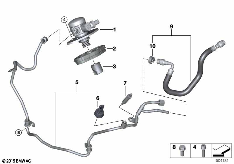 High-pressure pump/Tubing