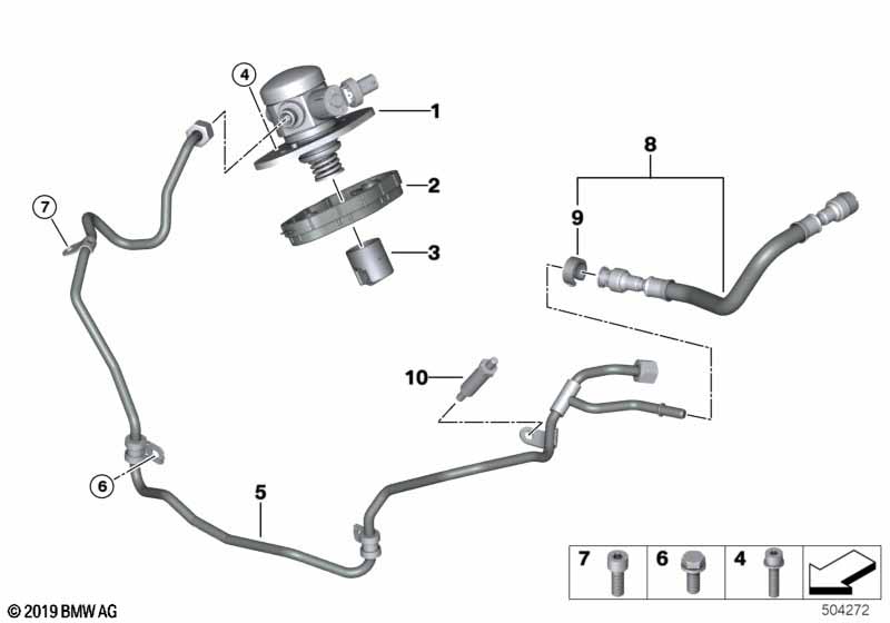 Genuine BMW 13538694096 G06 G05 G07 Screw (Inc. X6 M50iX, X5 M50iX & X7 M50iX) | ML Performance UK Car Parts