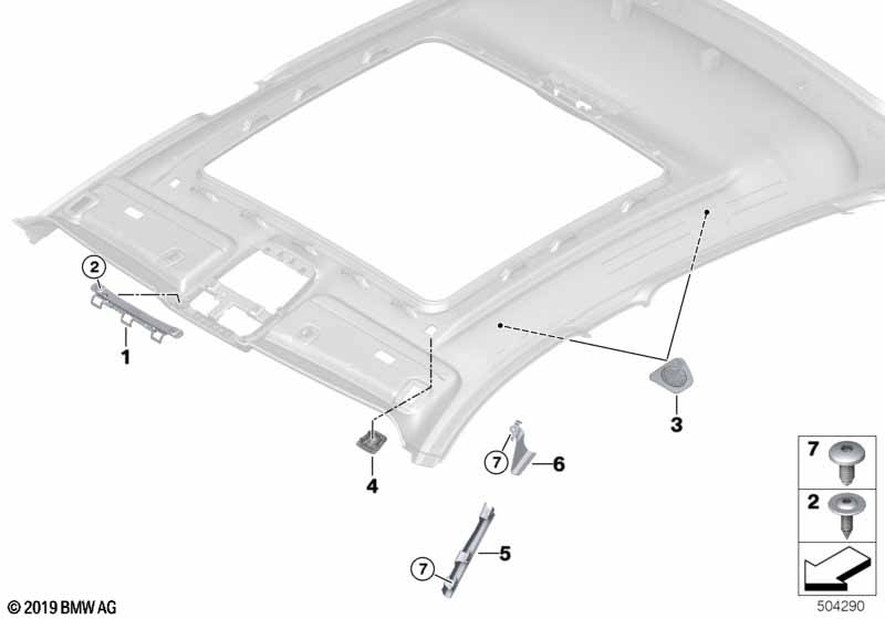 Genuine BMW 51449484321 G06 Trim Mirror Cap Trifo (Inc. X6) | ML Performance EU Car Parts