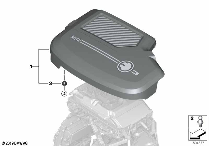 Genuine BMW 11149846076 F56 Ball Pin (Inc. Cooper SE) | ML Performance UK Car Parts