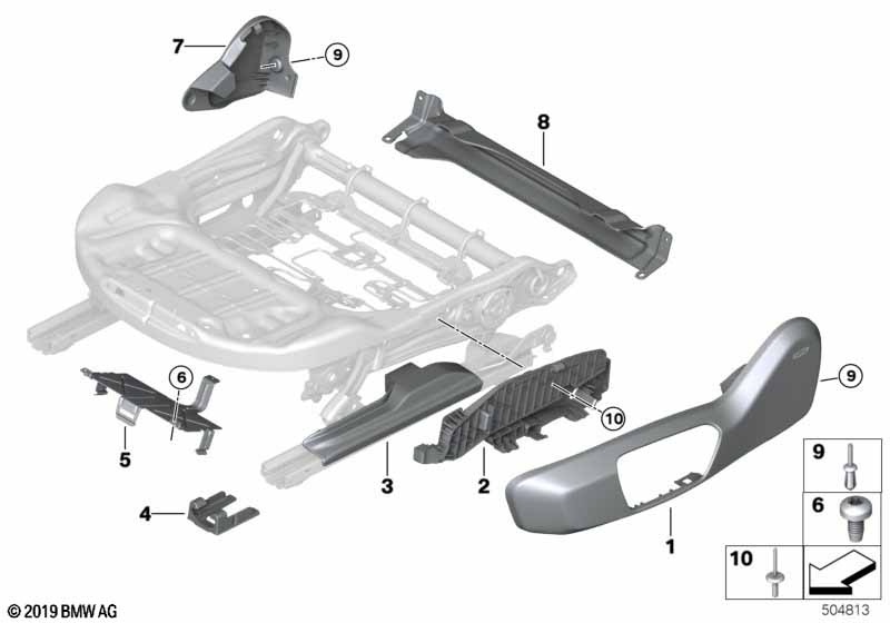 Genuine BMW 51207311523 F45 F40 Bracket, Control Unit (Inc. 218i, X1 20d & X2 28i) | ML Performance UK Car Parts