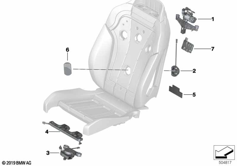 Genuine BMW 52208076560 G15 F93 G16 Grid, Backrest (Inc. M850iX, 840iX & 840dX) | ML Performance EU Car Parts