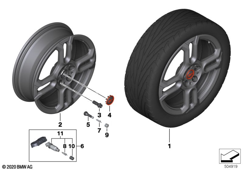 MINI ล้อ LA JCW GP Spoke 565 - 18