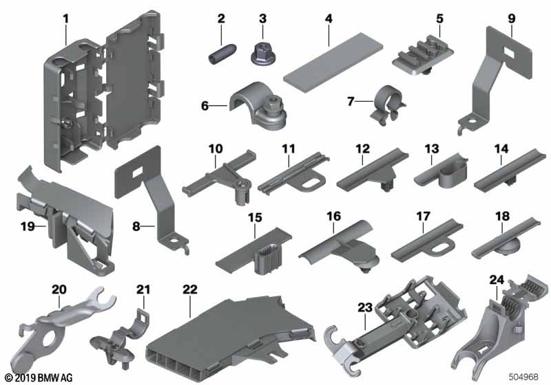 Genuine BMW 61139309450 F45 F46 F39 Cable Guide (Inc. X1 18i, X1 16d & X2 25iX) | ML Performance UK Car Parts