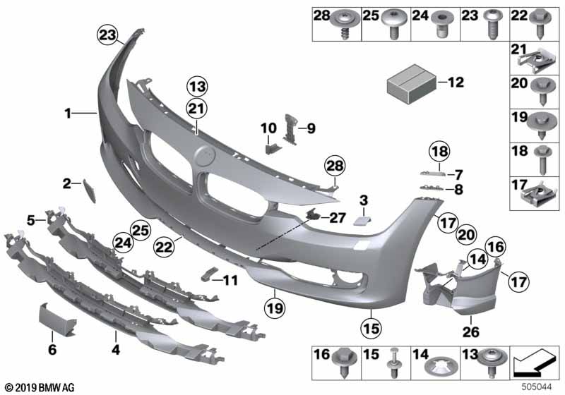 Genuine BMW 07149166316 F04 F03 F30 Fillister Head Screw (Inc. 430d) | ML Performance UK Car Parts