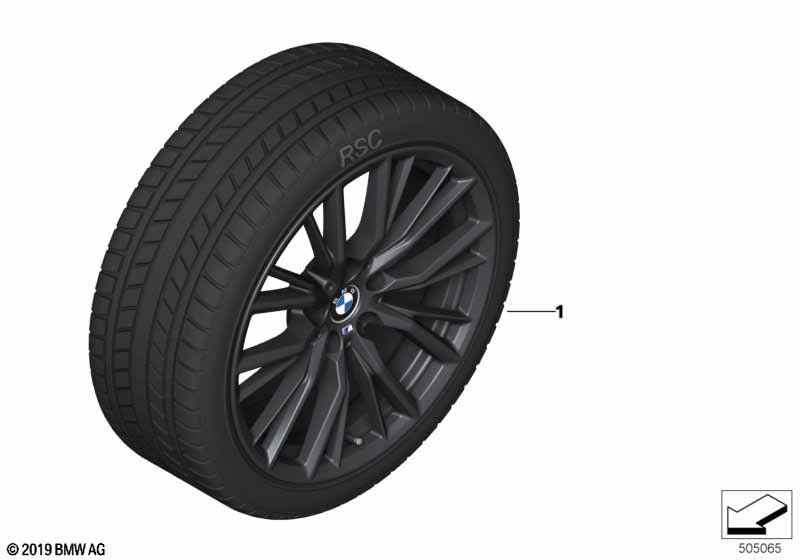 Spike/SC winter whl.w/tire Sty. 796M-18